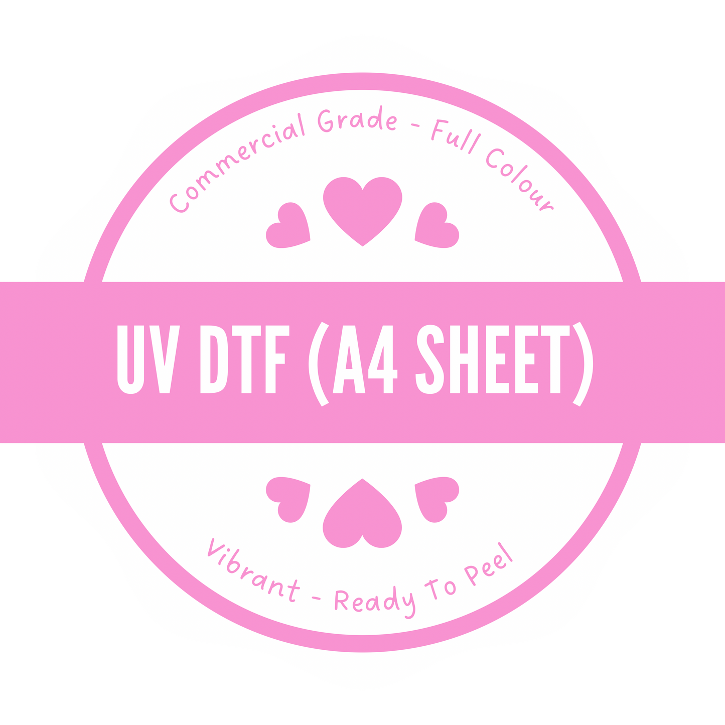 UV DTF A4 SHEETS