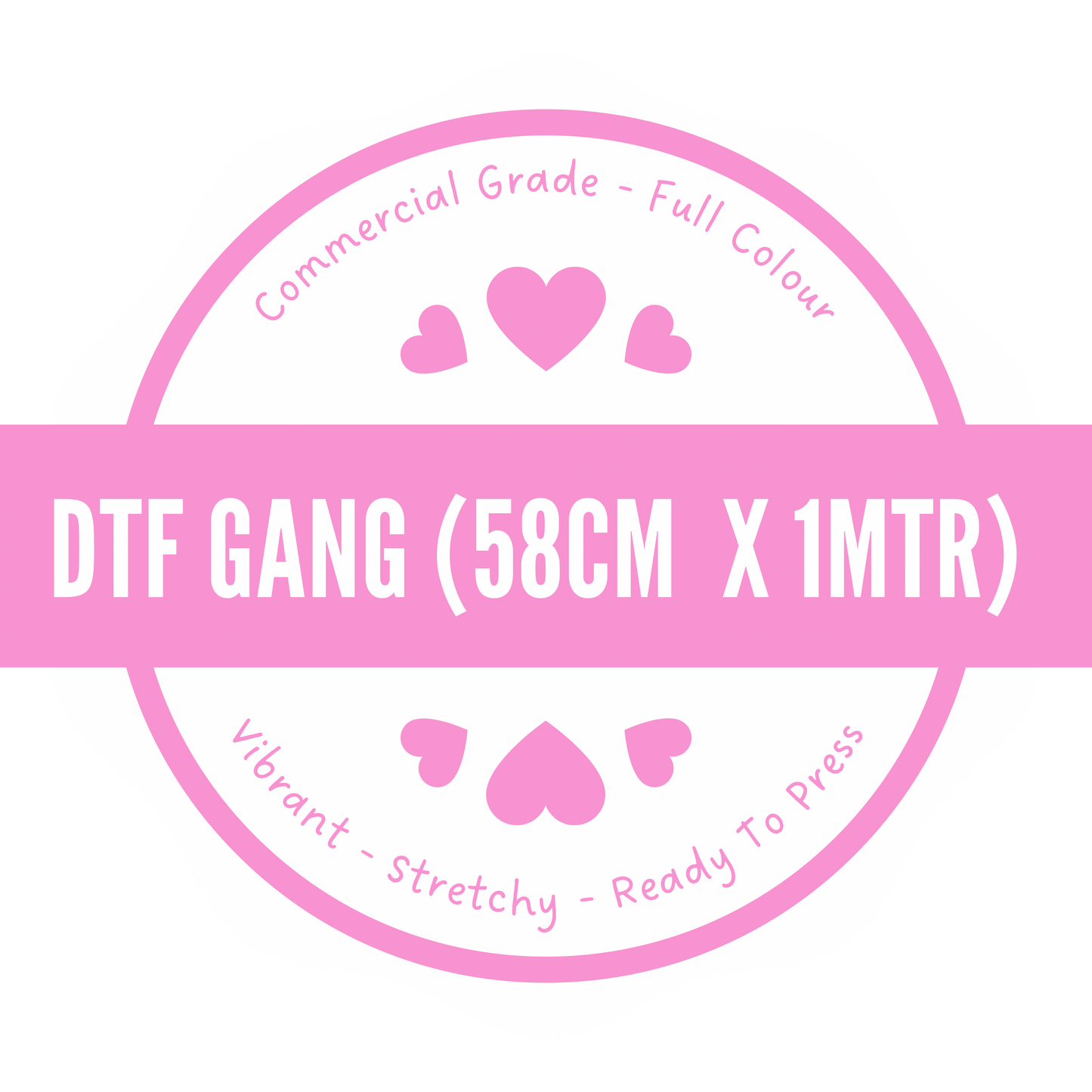 DTF Gang Sheets -60cm x 1 METRE