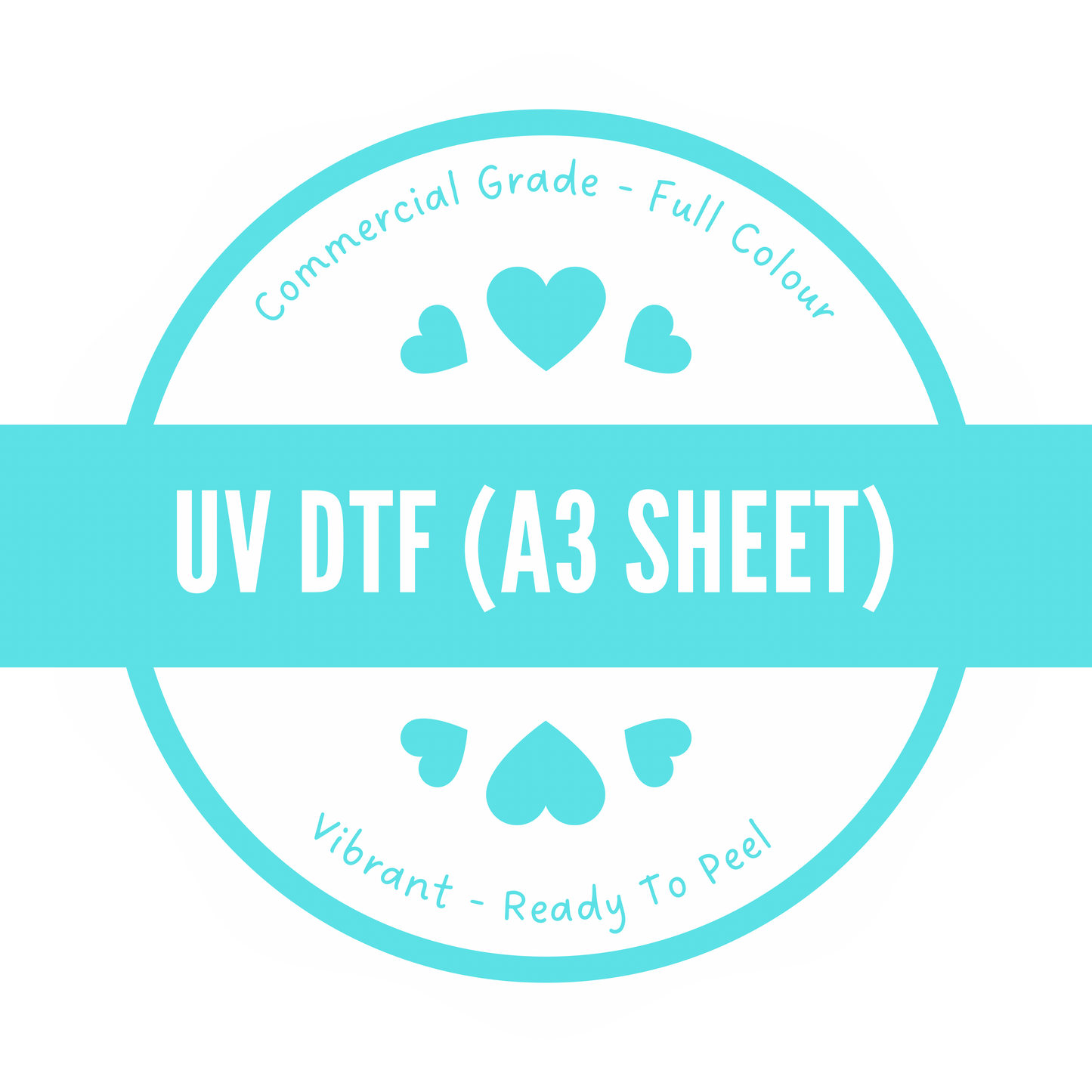 UV DTF A3 SHEETS