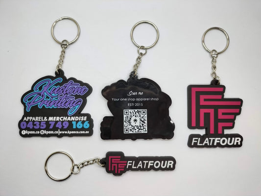 PVC RUBBER KEYRINGS